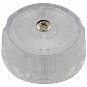 Mixet MRH-CLR Replacement Clear Round Volume Control Handle with Screw - 2 Pack