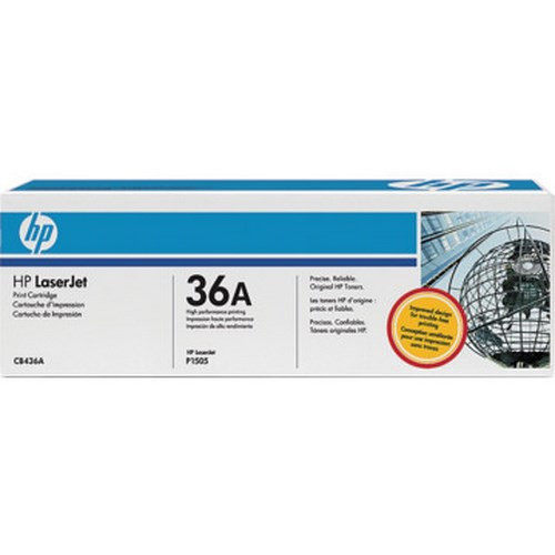 Hp36A Blk Toner Cartridge Modelcb436A