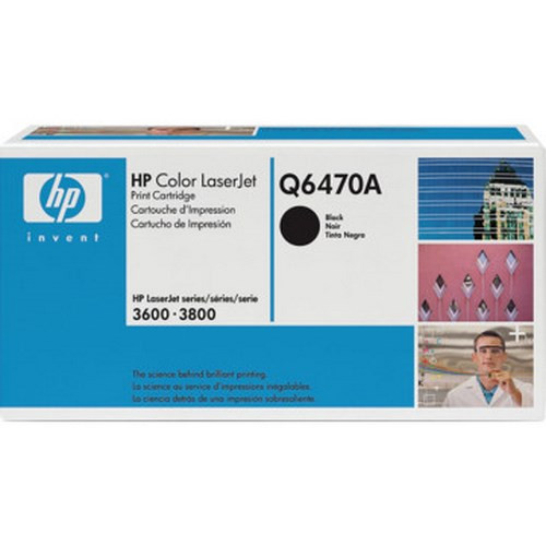 Hp Q6470A Blk Toner Cartridge