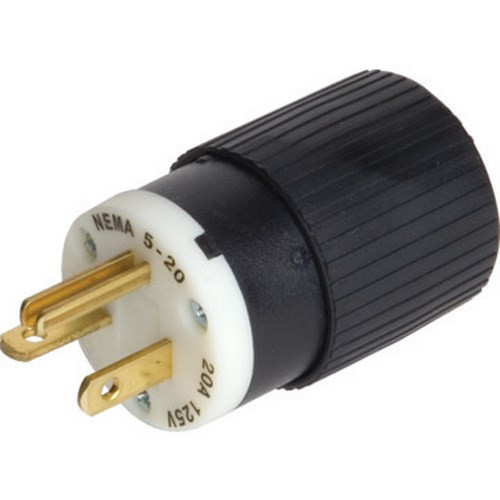 Straight Blade 20A 125V Plug Straight Blade 20A 125V Plug