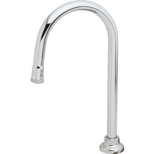 T&S Brass Chrome Rigid Gooseneck Spout 10-1/4" T&S Brass Chrome Rigid Gooseneck Spout 10-1/4"