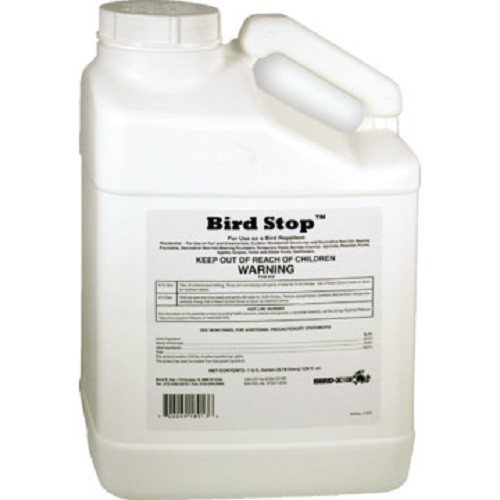 Bird Stop Humane Liquid Bird Repellent Concentrate - Non-Toxic - 1 Gallon