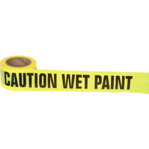 3" X 300' "Wet Paint" Barrier Tape