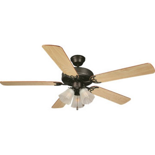 52" Dual-Mount Ceiling Fan Oil-Rubbed Bronze Frosted Light Kit 52" Dual-Mount Ceiling Fan Oil-Rubbed Bronze Frosted Light Kit