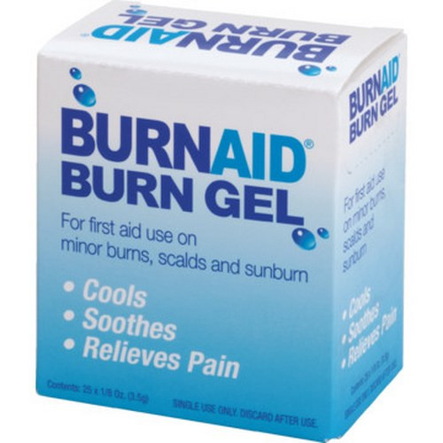 Burn Aid Burn Gel "Pkg Of 25" Burn Aid Burn Gel "Pkg Of 25"