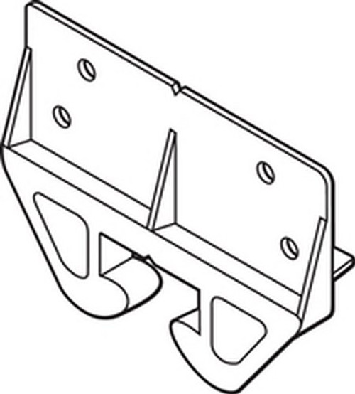 Brown Plastic Drawer Guide "Pkg Of 25"