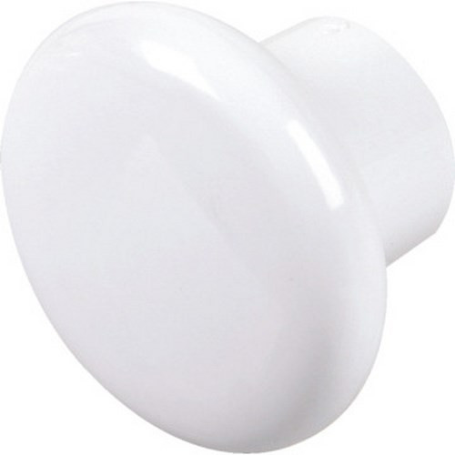 1-1/4" Plastic Cab Knob-White "Pkg Of 5" 1-1/4" Plastic Cab Knob-White "Pkg Of 5"