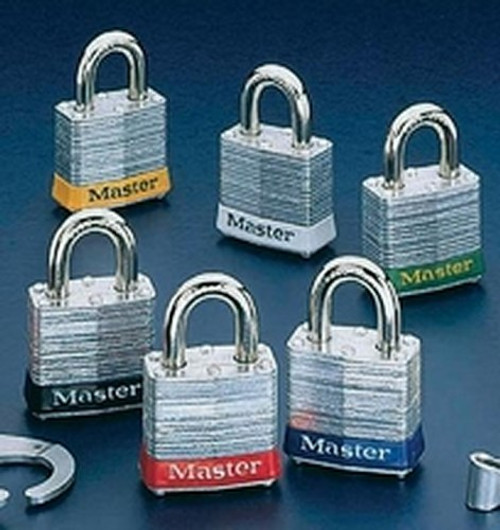 Blue #3 Steel Pin Tumbler Padlock-Keyed Blue #3 Steel Pin Tumbler Padlock-Keyed