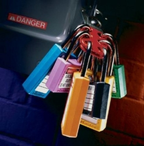 Blk #410 1 3/4" Safety Lockout Padlock Blk #410 1 3/4" Safety Lockout Padlock