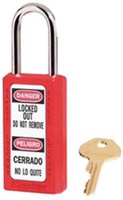 Red #411 3" Safety Lockout Padlock Red #411 3" Safety Lockout Padlock