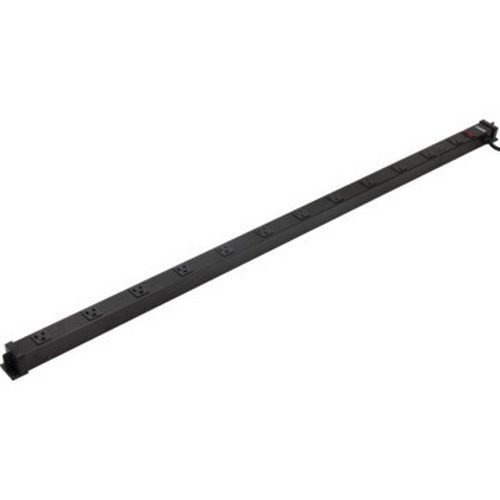12 Outlet 4 Ft Metal Power Strip