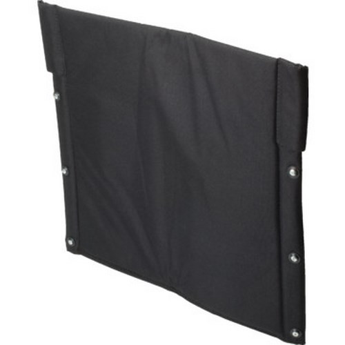 22" Invacare Tapered Black Vinyl Back 22" Invacare Tapered Black Vinyl Back