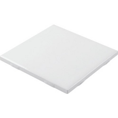 4-1/4X4-1/4" Single Bull Nose White