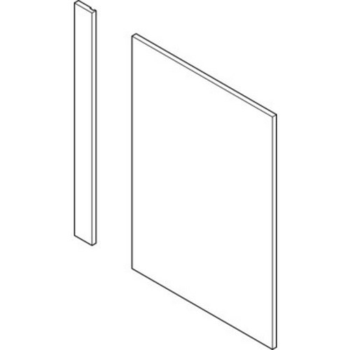 24X34-1/2" Dshwsr End Panel - W/3"Filler