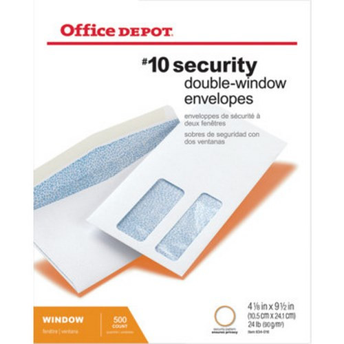 Office Depot Double-Window Envel Office Depot Double-Window Envel