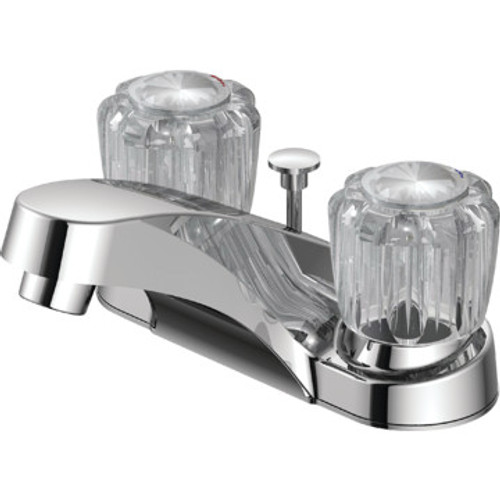Aspen Lavatory Faucet Acrylic/Chrome Two Handle Aspen Lavatory Faucet Acrylic/Chrome Two Handle