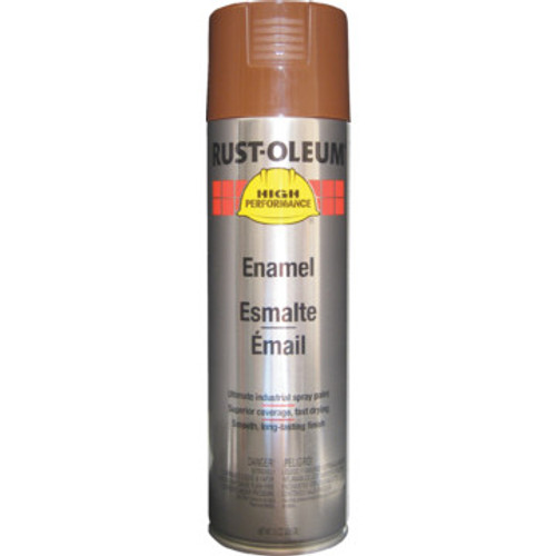 15 Ounce Rust-Oleum High Performance Enamel Gloss Spray Paint - Chestnut Brown
