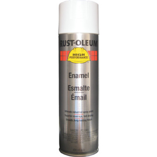 15 Ounce Rust-Oleum High Performance Enamel Flat Spray Paint - White