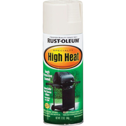 12 Ounce Rust-Oleum High Heat Spray Paint - White