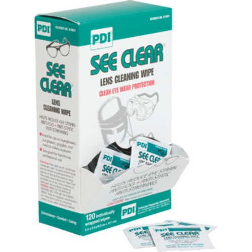 See Clear Lens Cleaning Wipe Box Of 120 See Clear Lens Cleaning Wipe Box Of 120
