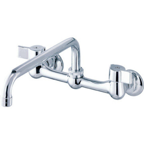 Gerber Service Faucet Chrome Two Handle Wall Mount Gerber Service Faucet Chrome Two Handle Wall Mount