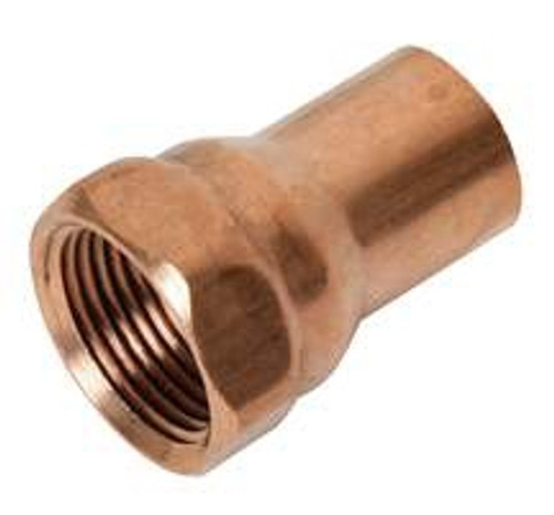 Copper Female Adapter - 1/2" x 3/4"
