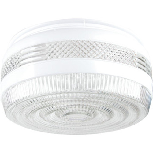 Clear/White Drum Glass Lens 8" Drum 8" Fitter Pack of 4 Clear/White Drum Glass Lens 8" Drum 8" Fitter Pack of 4