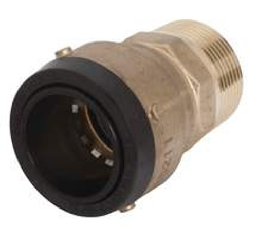 SharkBite Push-Fit MIP Connector - 1-1/4" x 1-1/4" MIP SharkBite Push-Fit MIP Connector - 1-1/4" x 1-1/4" MIP