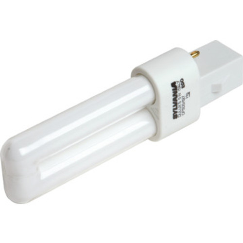 Compact Fluorescent Bulb Sylvania 5W Twin 4100K 2-Pin Base