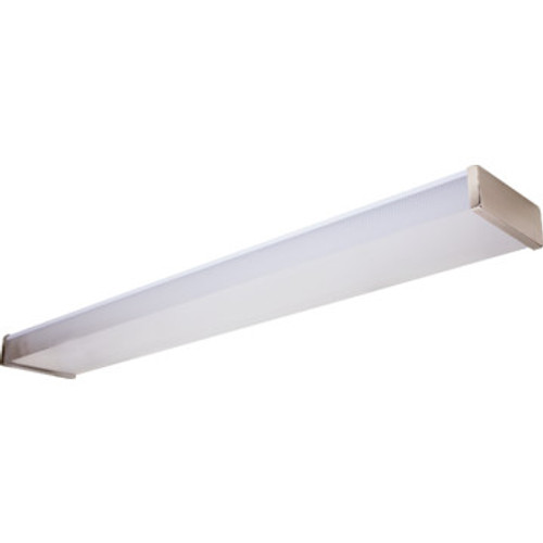 4' Two-Light 32 Watt T8 Fluorescent Wrap Fixture With Nickel Ends