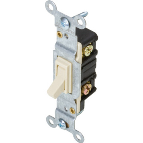 15 Amp Single Pole Wall Switch - Quickwired & Side Wired - Ivory - Package Of 10 15 Amp Single Pole Wall Switch - Quickwired & Side Wired - Ivory - Package Of 10