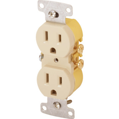 15 Amp Duplex Wall Receptacle, Package of 10