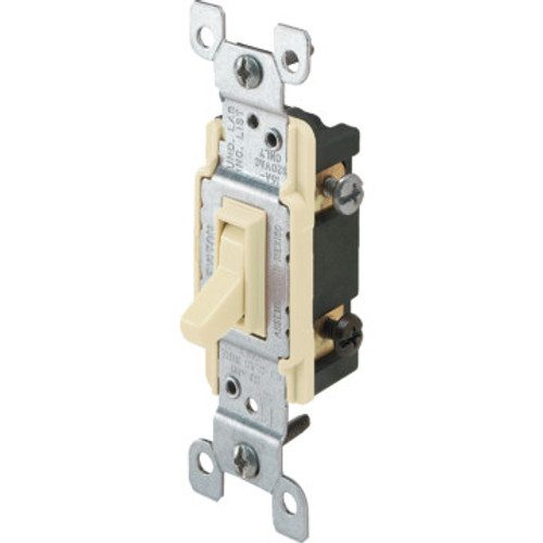 15 Amp 3-Way Quiet Wall Switch - White 15 Amp 3-Way Quiet Wall Switch - White