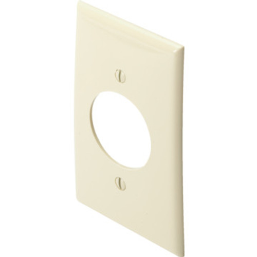 Single Receptacle Wall Plate Ivory Single Receptacle Wall Plate Ivory