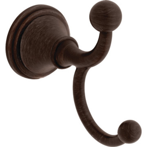 Delta Crestfield Double Venetian Bronze Robe Hook
