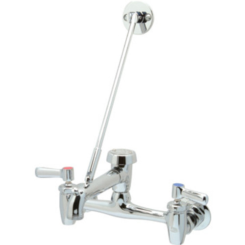 Zurn Service Faucet Chrome Two Handle Wall Mount Zurn Service Faucet Chrome Two Handle Wall Mount