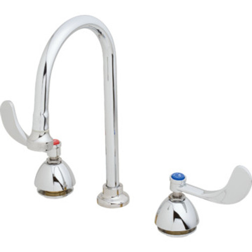T&S Brass Commercial Lavatory Faucet Chrome Two Handle T&S Brass Commercial Lavatory Faucet Chrome Two Handle