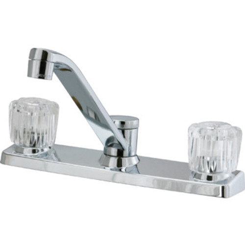Aspen Kitchen Faucet Acrylic/Chrome Two Handle With Spray Aspen Kitchen Faucet Acrylic/Chrome Two Handle With Spray