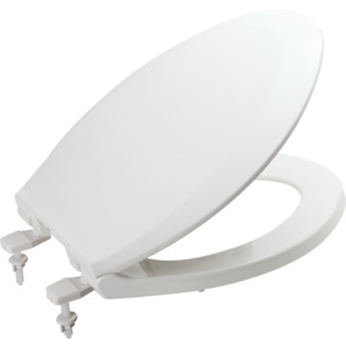Seasons Plastic Elongated Toilet Seat Standard-Duty