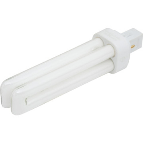 Compact Fluorescent Bulb Value Light 18W Quad 4100K 2-Pin Base 10pk