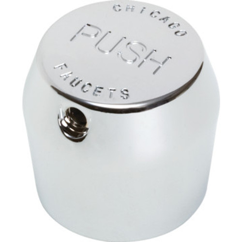 Chicago Faucet MVP Push Button Handle Chrome Chicago Faucet MVP Push Button Handle Chrome