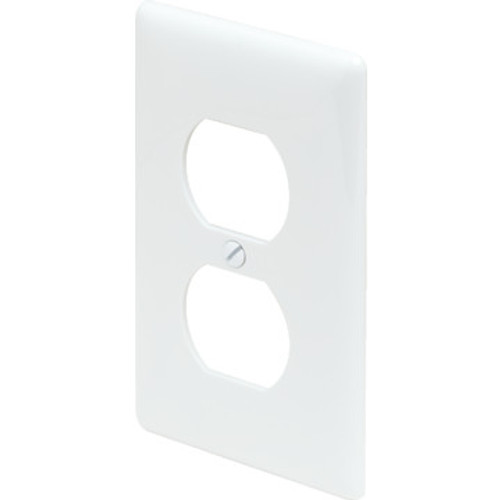 Single Duplex Recept Plate White Package Of 10 Single Duplex Recept Plate White Package Of 10