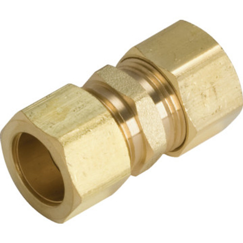 Brass Compression Union 3/8" x 3/8" Package Of 5 Brass Compression Union 3/8" x 3/8" Package Of 5