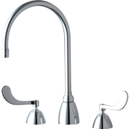 Chicago Faucets Widespread Lavatory Faucet Chrome Two Handle Chicago Faucets Widespread Lavatory Faucet Chrome Two Handle