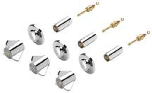 Sayco Chrome Three Handle Replacement Rebuild Kit Sayco Chrome Three Handle Replacement Rebuild Kit