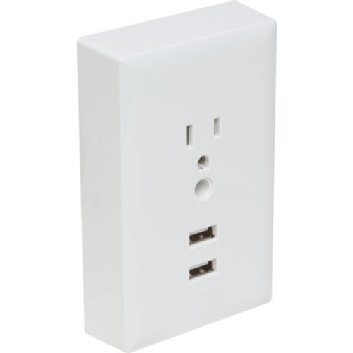 Wall Plate with 2 USB Ports Security Screw Wall Plate with 2 USB Ports Security Screw