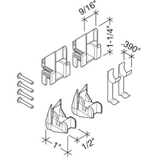 Channel Balance Accessory Kit 100/150 Package of 10