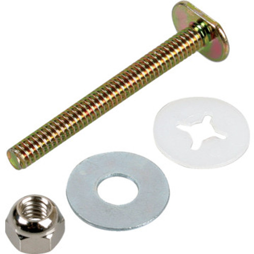 Toilet Bowl Bolts 5/16" x 2-1/4" Brass Plated Package Of 10 Toilet Bowl Bolts 5/16" x 2-1/4" Brass Plated Package Of 10
