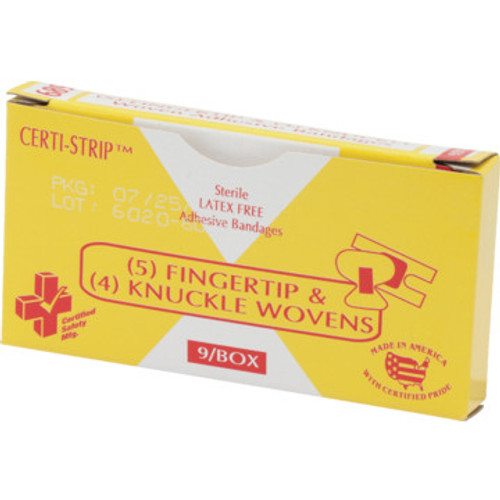 Certified Safety Heavy Weight Woven Certi-Strips Package Of 9 Certified Safety Heavy Weight Woven Certi-Strips Package Of 9