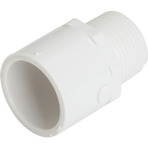PVC Male Adapter Coupling Schedule 40 - 1/2" x 1/2" PVC Male Adapter Coupling Schedule 40 - 1/2" x 1/2"